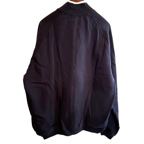 Bullock & Jones XL Zip Up Sweatshirt Navy Blue L/S Full Zip Jacket NWT - Picture 4 of 6